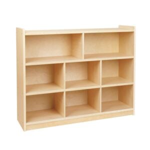 TookyToy - Wooden Shelf and Toy Storage for Kids Room: Plywood 90x113cm