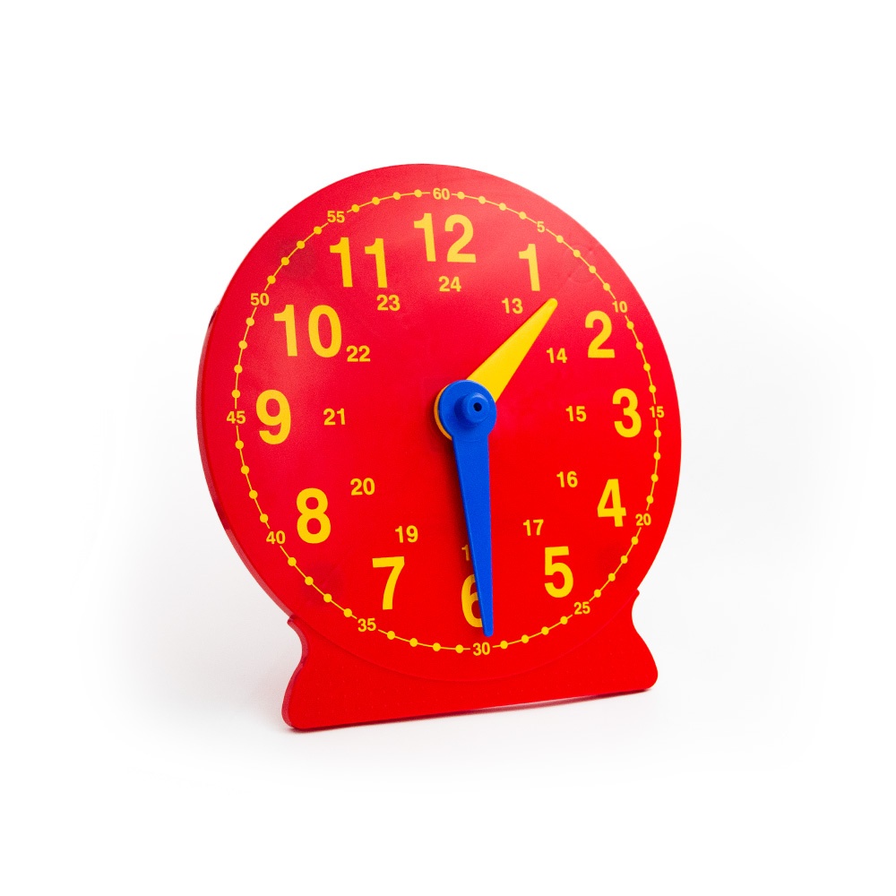 Gigo - Magnetic Demo Teaching Clock 24hr Geared