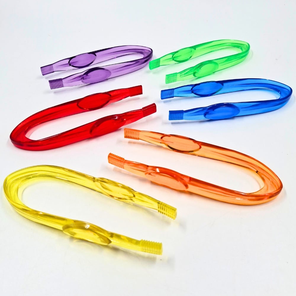 Greenbean - Translucent Tweezers - Fine Motor Skills Tools - 6pcs - Image 3