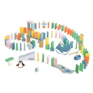 Classic World - Ocean Dominoes - Wooden Activity Set - 100 Pieces