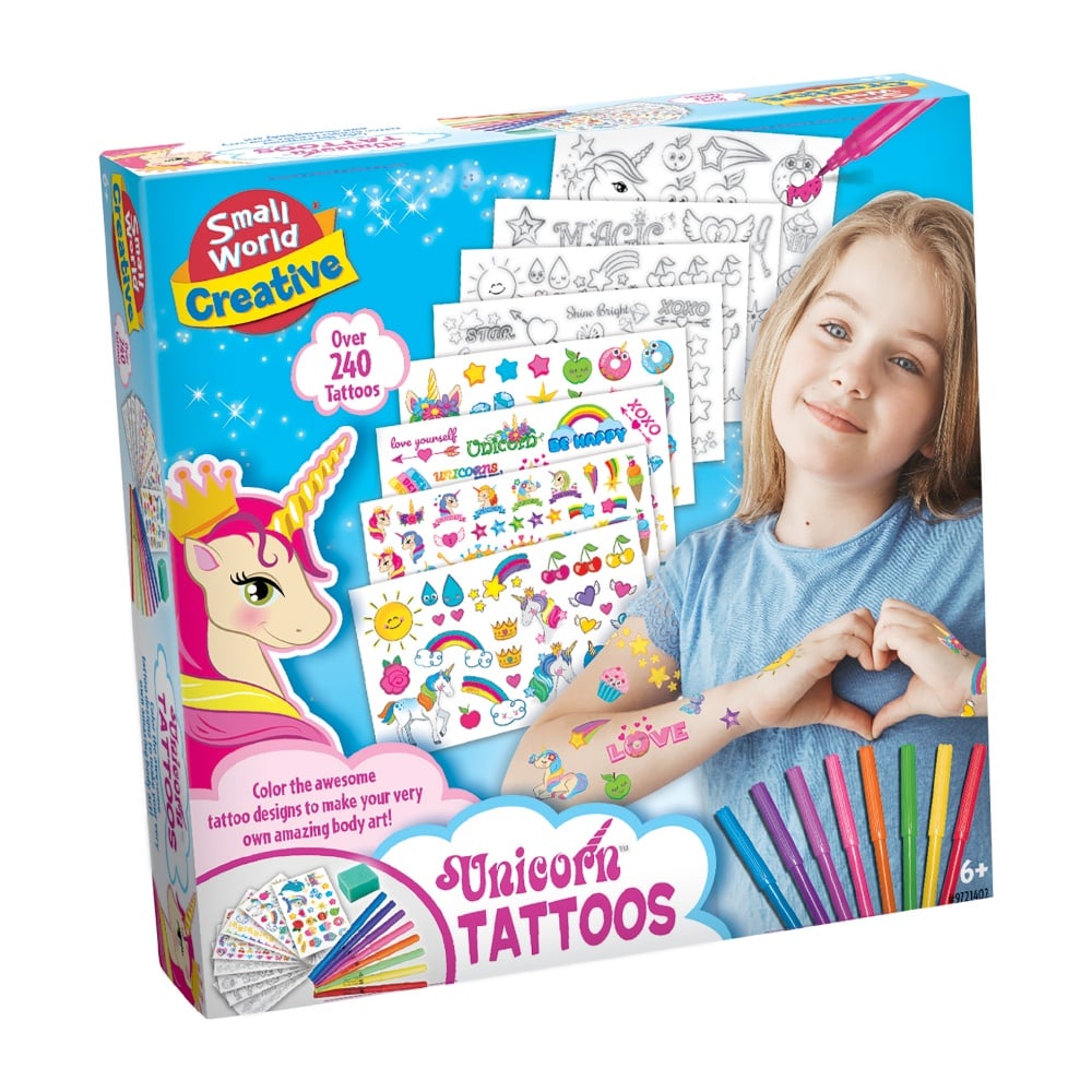 Small World Toys - Unicorn Tattoos -**