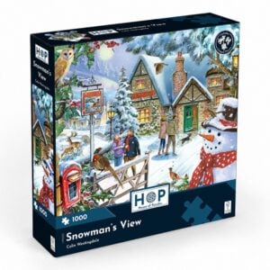 House of Puzzles - Snowman's View - 1000 Piece Jigsaw Puzzle