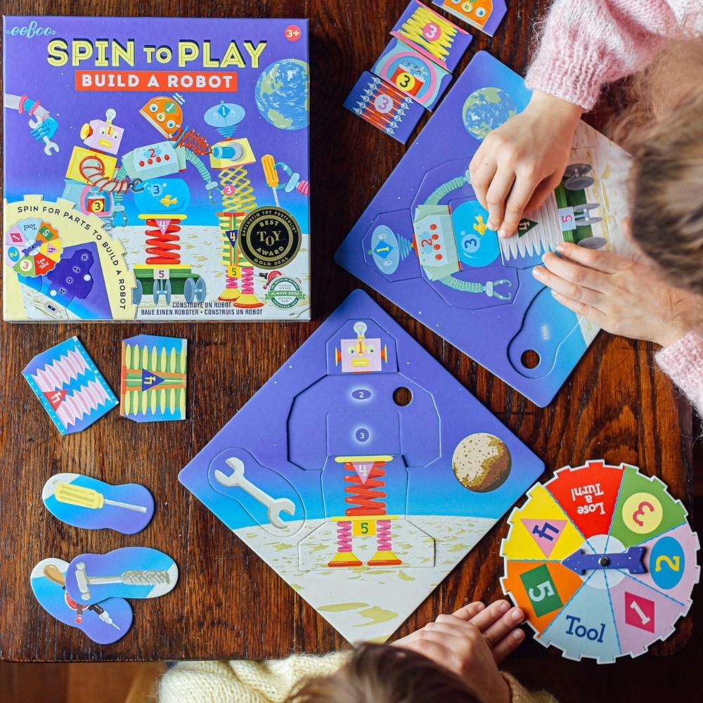 eeBoo - Build A Robot Spinner Puzzle Game -** - Image 3