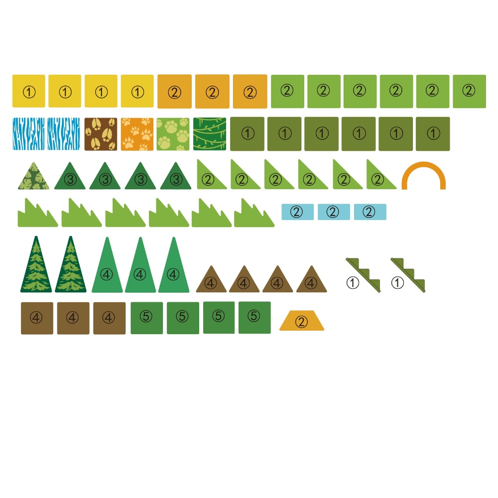 Magnetic Tiles - Wild Animals Set - 70 Pieces - Image 4