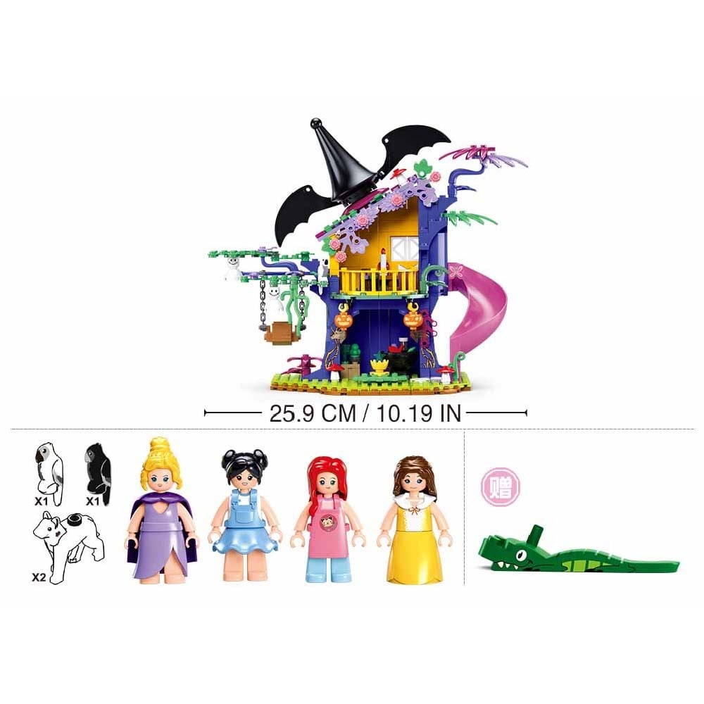 Sluban Building Set: Girls Dream - Magical Tree House - 435pcs - Image 5