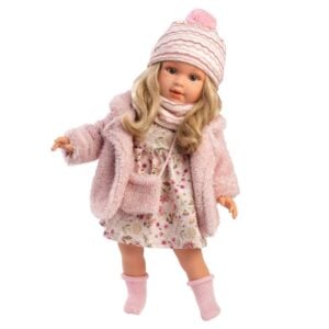 Llorens - Baby Girl Doll with Pink Outfit & Accessories: Lucia - 40cm