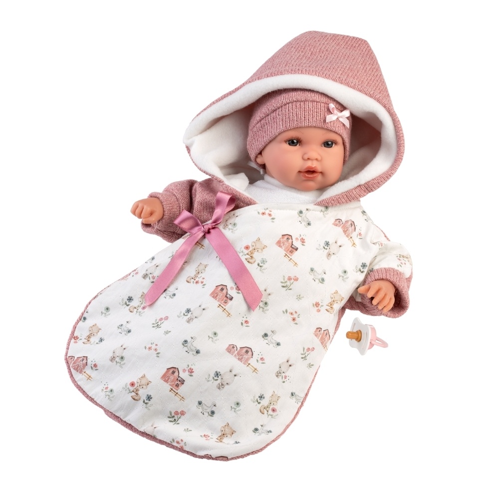 Llorens - Newborn Baby Girl Doll with Crying Mechanism, Clothing & Accessories: Nacida - 36cm - Image 7
