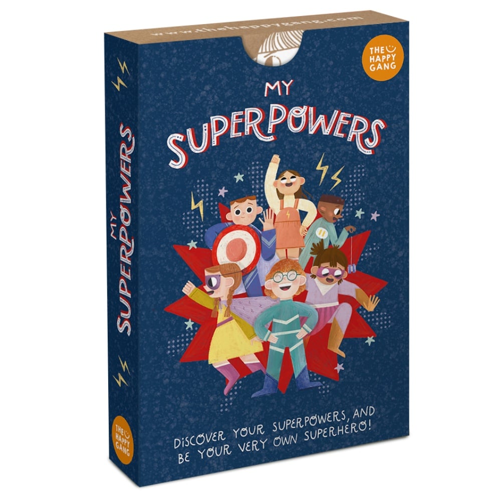 The Happy Gang - My Superpowers - Life Skills Flashcards for Parents & Kids