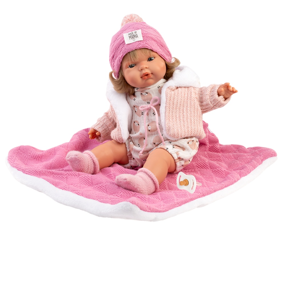 Llorens - Baby Girl Doll with Crying Mechanism, Clothing, & Accessories: Lola - 38cm - Image 3
