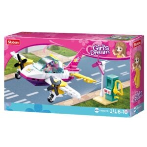 Sluban Building Set: Girls Dream - Plane - 111pcs