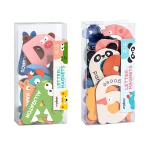 Mideer - Alphabet Magnets - Upper & Lower Case Animal Letters - 52pcs