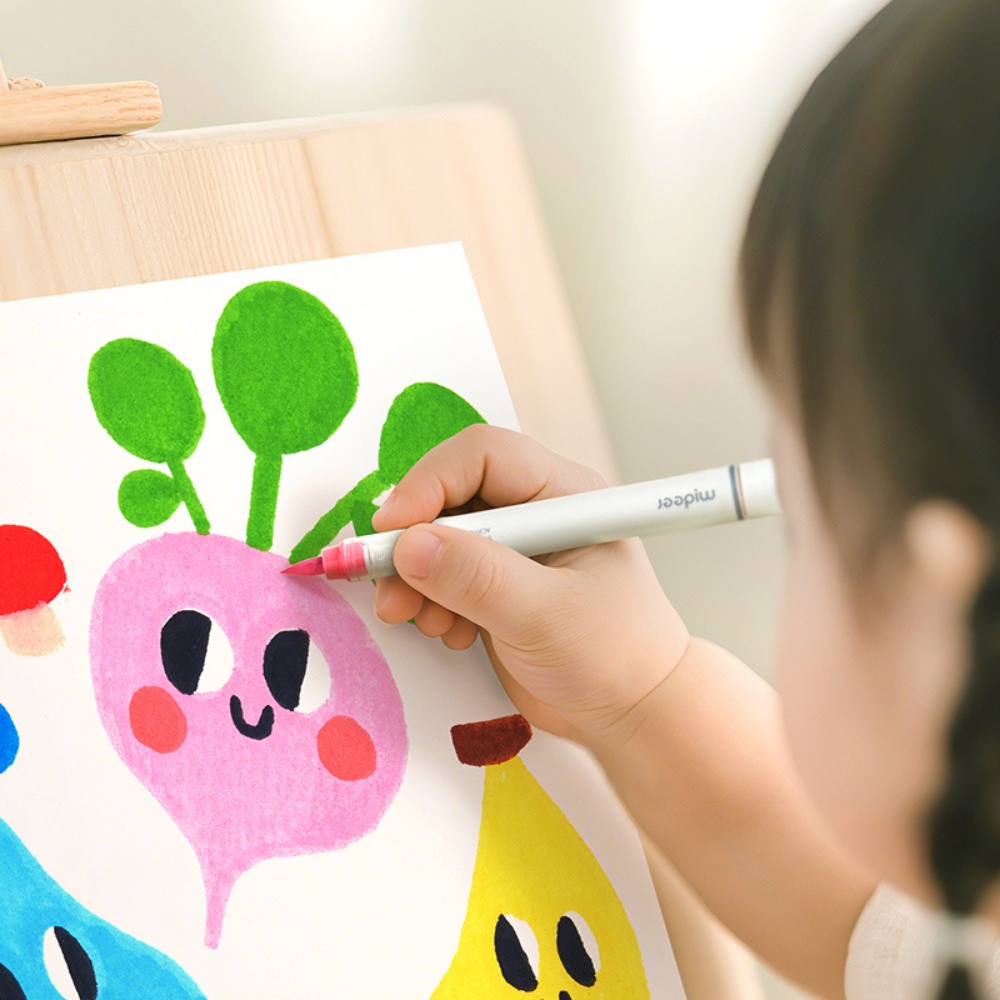 Mideer - Dual-Tip Acrylic Markers - 24 Colours - Image 2