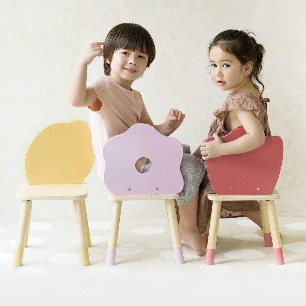 Classic World - Wooden Kids Grace Chair - Lemon - 27.6 x 28 x 48.8 cm - Image 2