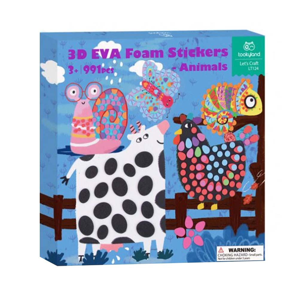 TookyToy - 3D EVA Foam Stickers - Animals - Image 6