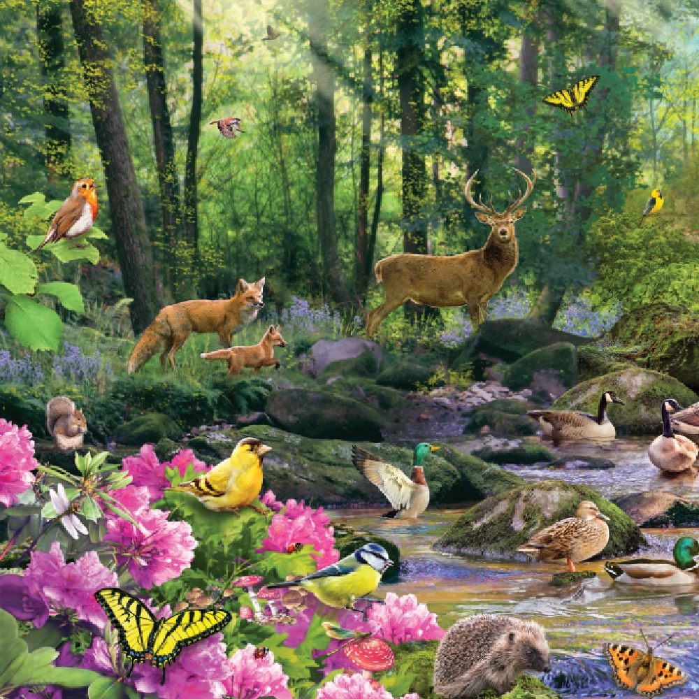 Gibsons - Woodland Glade - 1000 Piece Jigsaw Puzzle - Image 4