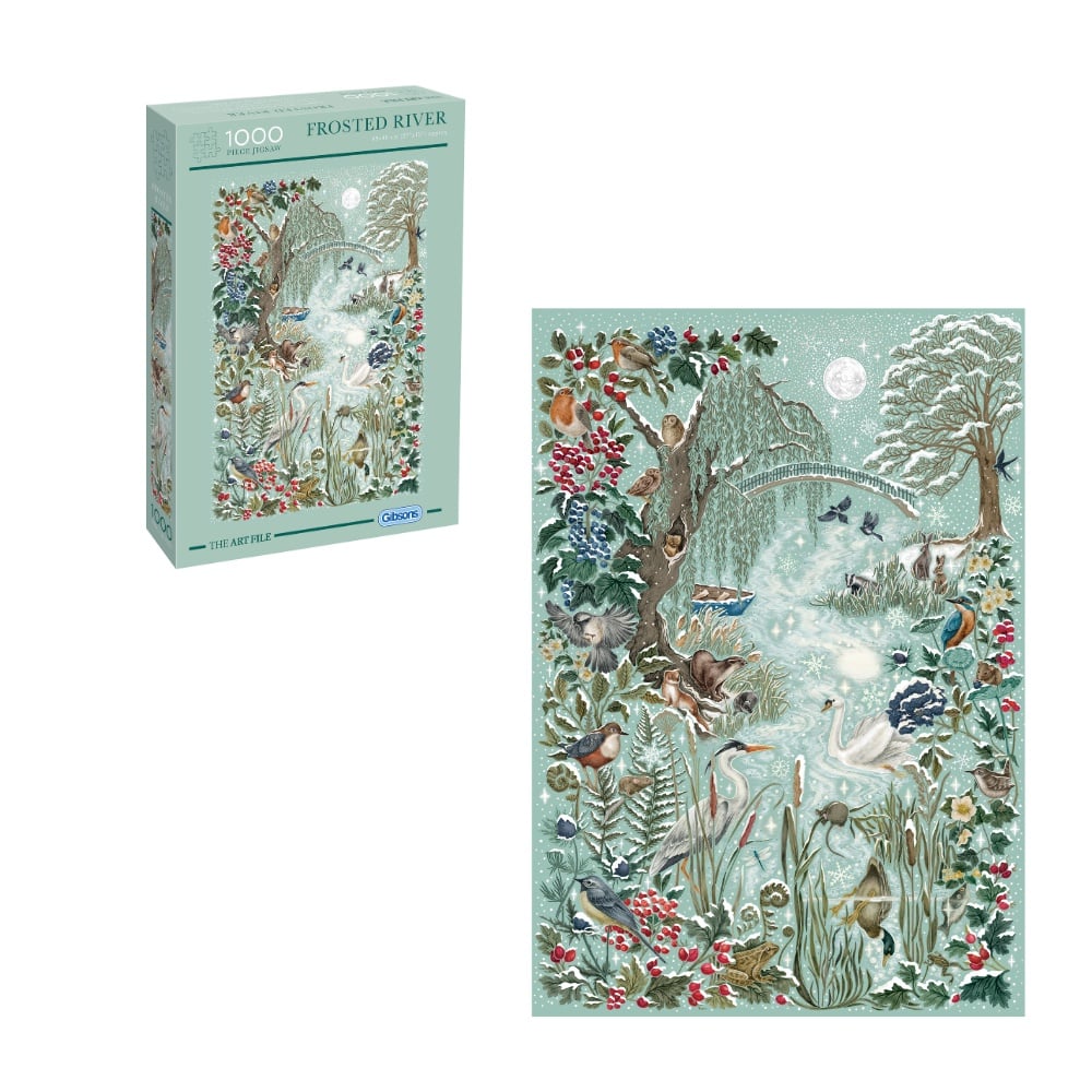 Gibsons - The Art File: Frosted River - 1000 Piece Jigsaw Puzzle - Image 5