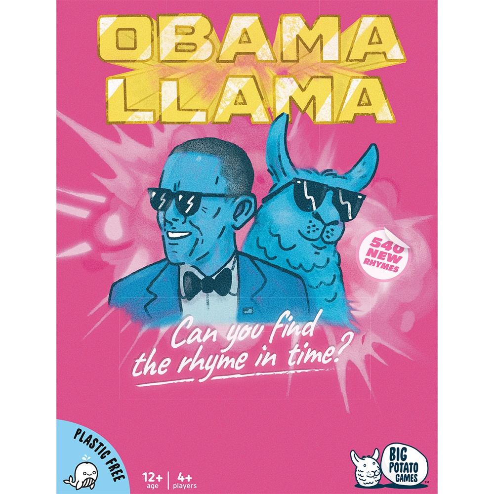 Big Potato Games - Obama Llama Travel Size - The Rhyming Charades Party Game - 4-20 Players - Image 7