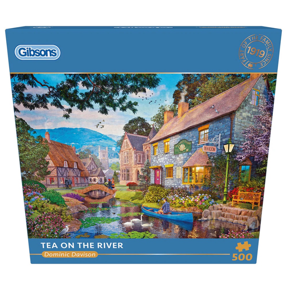 Gibsons - Tea on the River - 500 Piece Jigsaw Puzzle - Image 7