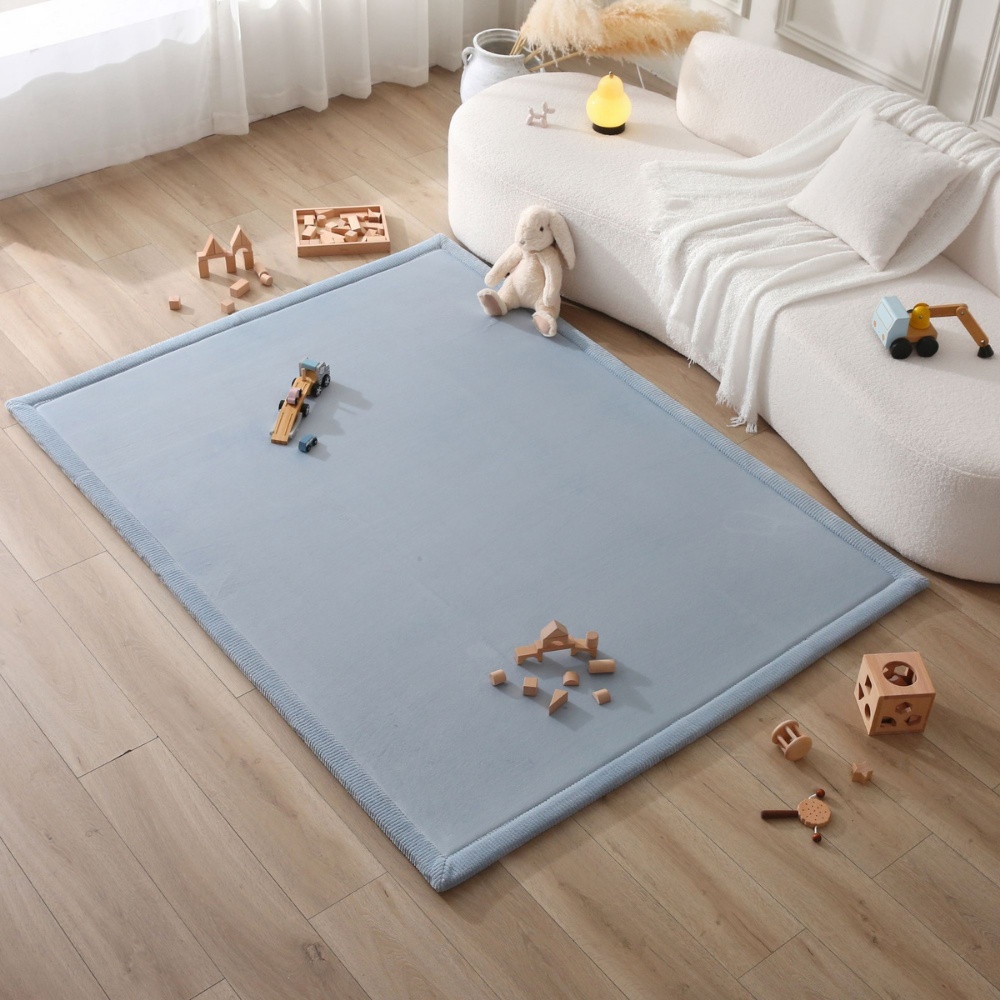 Hakuna Matte - CloudSoft Play Mat Carpet - Sky Blue 200 x 150 x 2.5 cm - Image 8