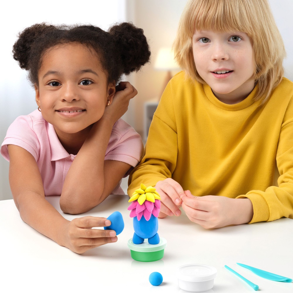 Hey Clay - Modelling Air-Dry Clay with Fun Interactive App - Monsters, 15 cans - Image 3