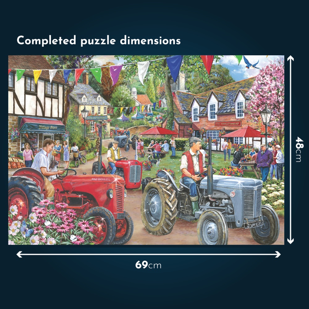 House of Puzzles - No.27 - Tractor Parade - 1000 Piece Jigsaw Puzzle - Image 4
