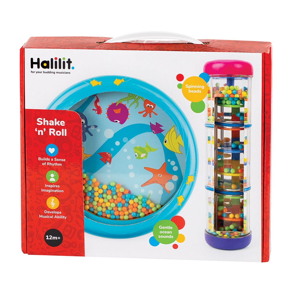 Halilit - Music Instrument for Babies & Toddlers - Shake 'n Roll Set of 2-** - Image 4