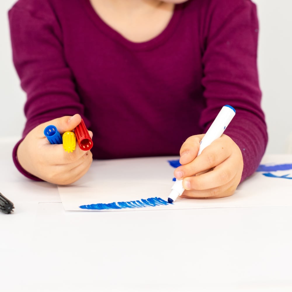 Toy Color - Happy Baby Jumbo Markers - 1+ Years - 7 Colours - 7pcs - Image 2
