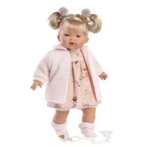 Llorens - Baby Girl Doll with Crying Mechanism, Clothing & Accessories: Aitana - 33cm