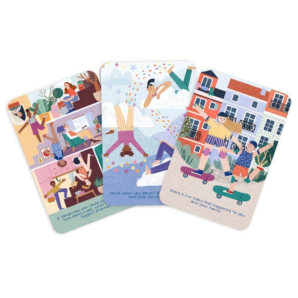 The Happy Gang - Let's Talk - Life Skills Flashcards for Parents & Kids - Image 2