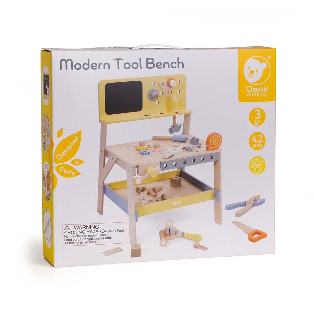Classic World - Pretend & Play - Modern Tool Bench - Image 7