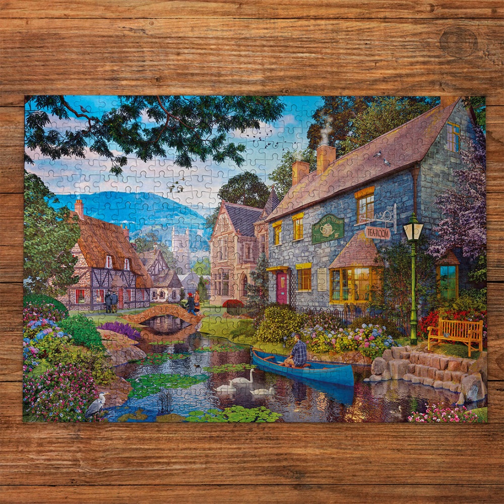 Gibsons - Tea on the River - 500 Piece Jigsaw Puzzle - Image 2