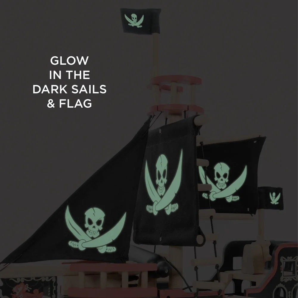 Le Toy Van - Barbarossa Wooden Pirate Ship & Characters - Image 6