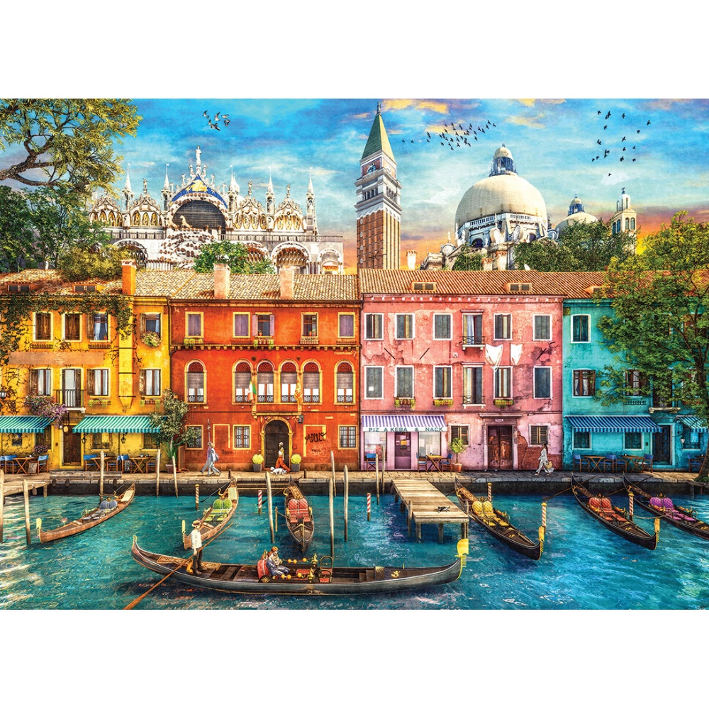 Gibsons - Colours of Venice - 1000 Piece Jigsaw Puzzle - Image 2