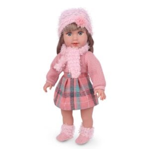 Fashion Doll - Leila - Dress, Beanie & Shoes - 40cm-**