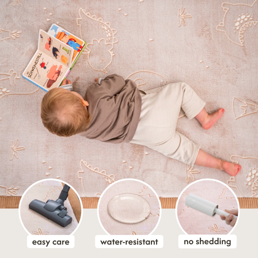 Hakuna Matte - GlowCloud Play Mat Carpet Glow in the Dark - Dinosaurs 170 x 120 x 2.5 cm - Image 5