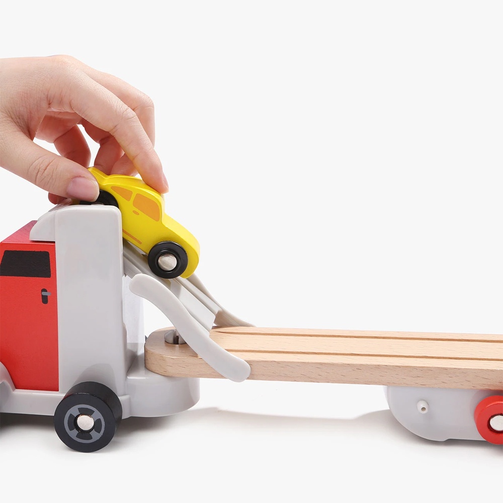 TopBright - Wooden Car Carrier Truck - Image 2