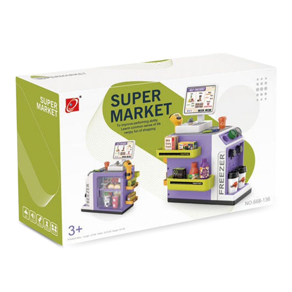 Cogo - Pretend & Play Grocery Store with Lights & Sound Effects - 46 Pieces-** - Image 5