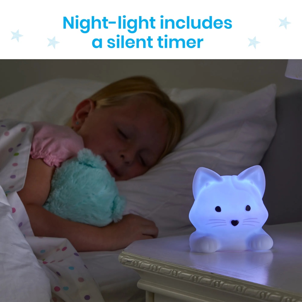 Hand2Mind - Luna The Calming Kitty™ Breathing & Mindfulness Companion, & Nightlight - Image 6