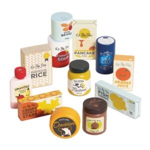 Le Toy Van - Wooden Supermarket Grocery Weekly Shop - 12pcs