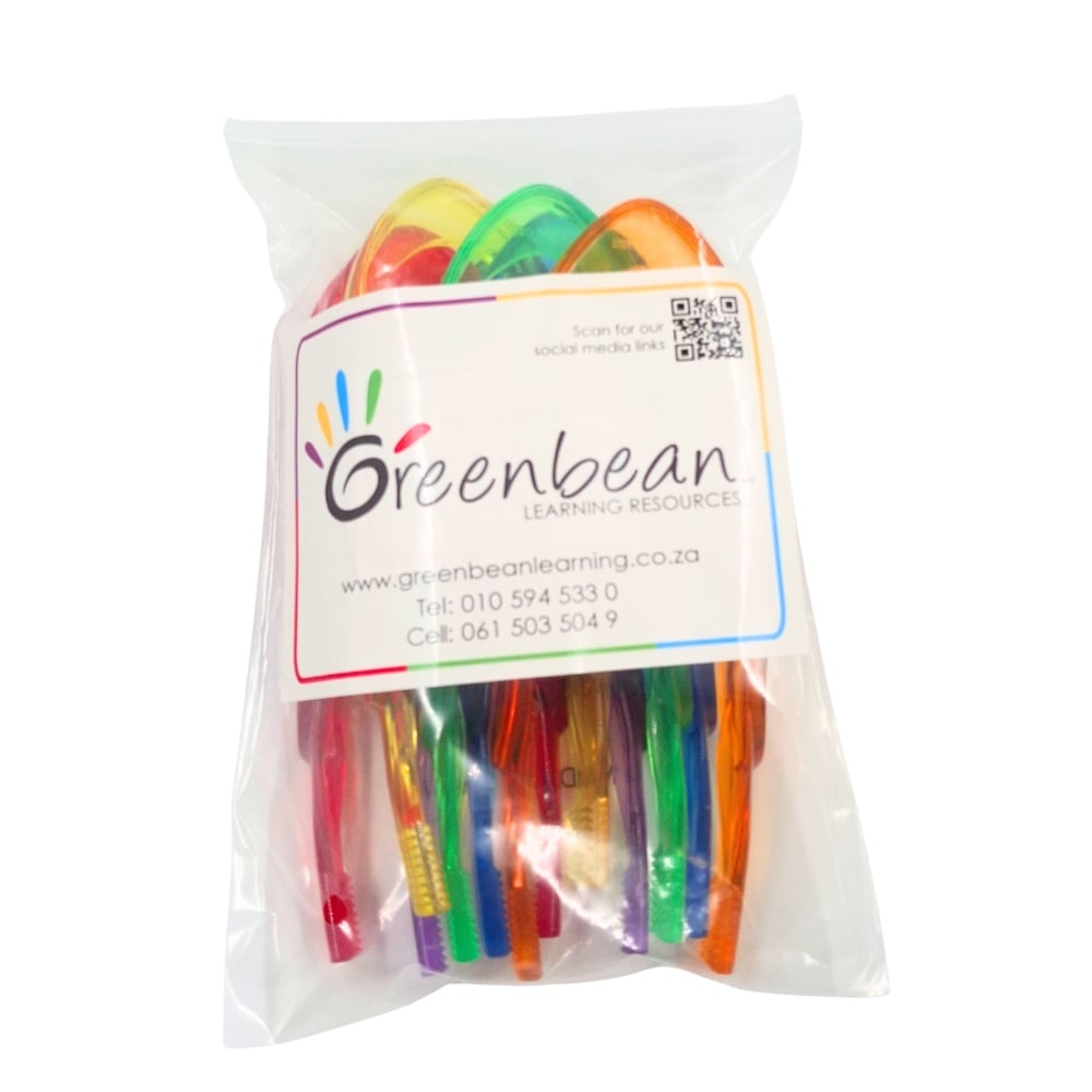 Greenbean - Translucent Tweezers - Fine Motor Skills Tools - 6pcs - Image 6