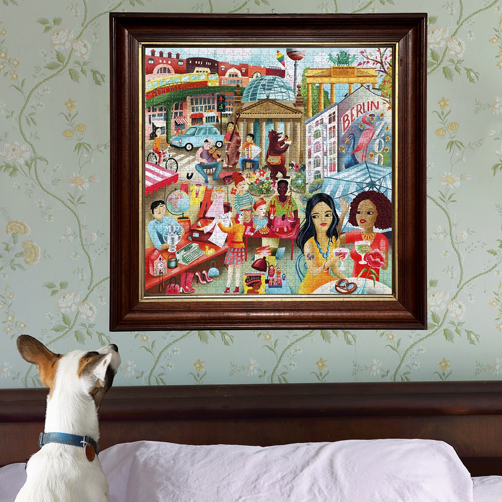 eeBoo - Berlin Life 1000 Piece Puzzle - Image 3