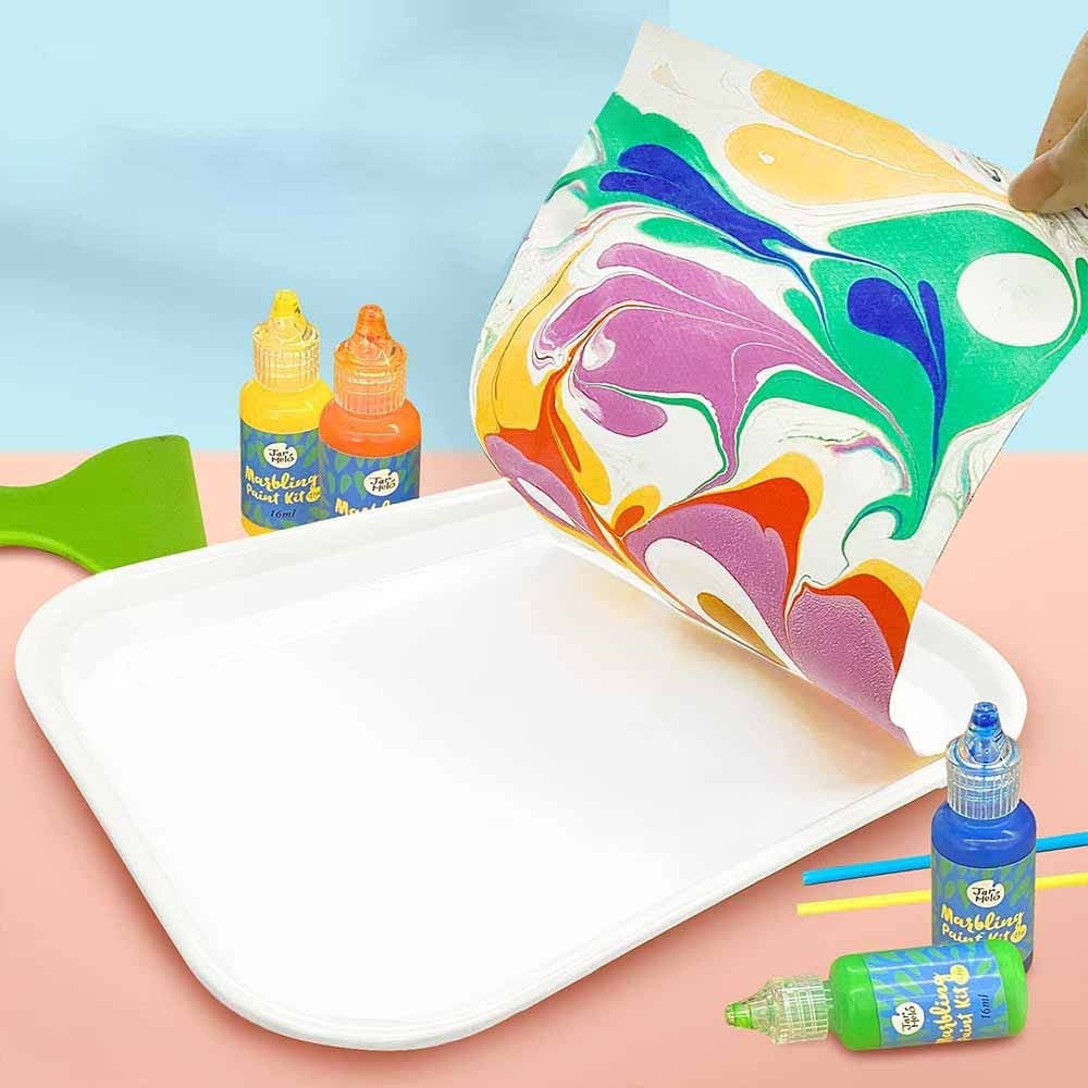 Jar Meló - Marbling Paint Art Paper - 30 Sheets - Image 2