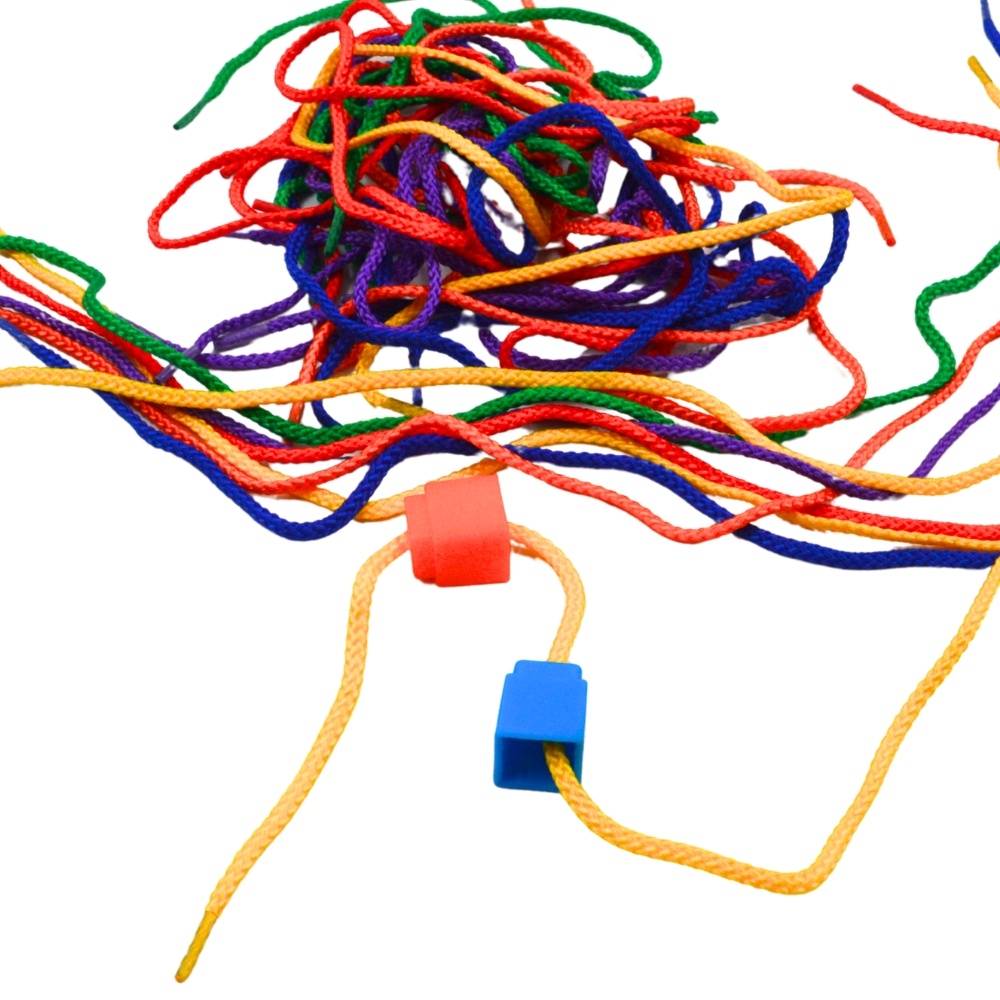 Greenbean - Threading Laces - 6 Colours, 24pcs - Image 3