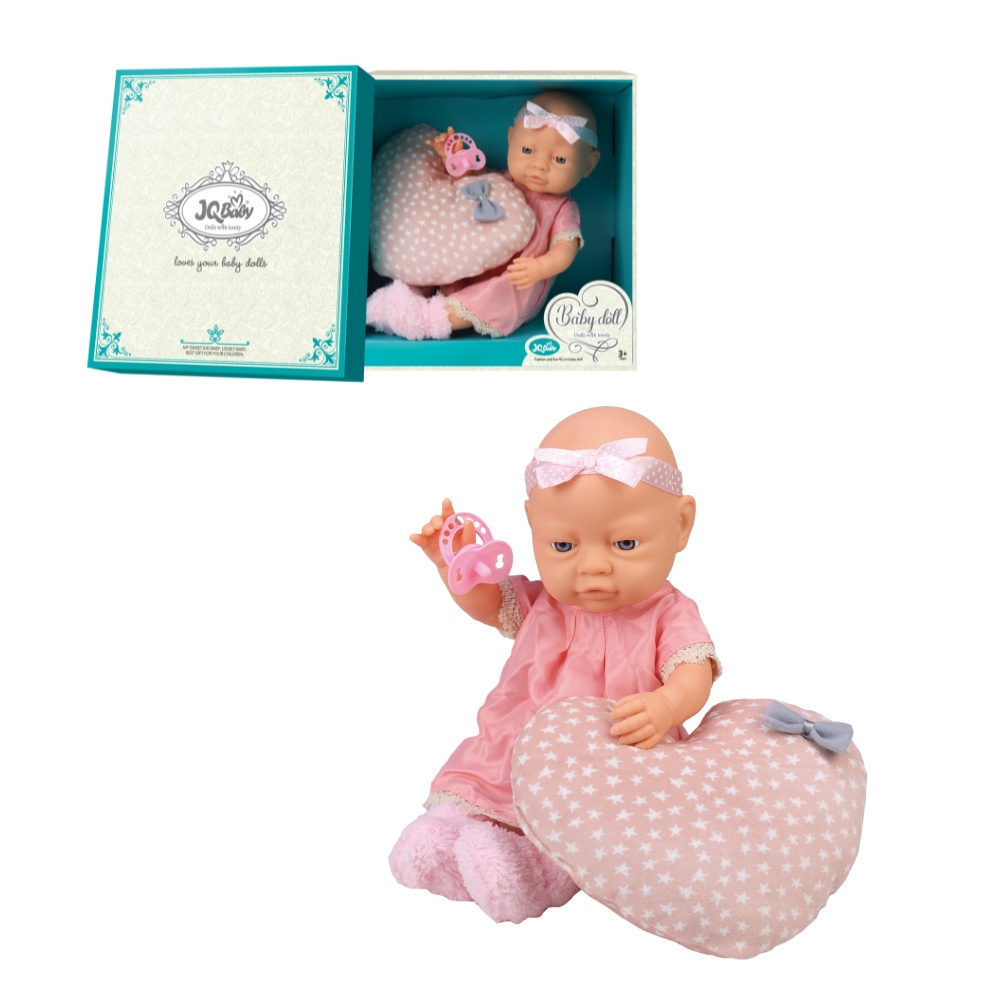 Baby Doll with Clothing, Pillow & Accessories - Vinyl Body - 40cm - Image 4