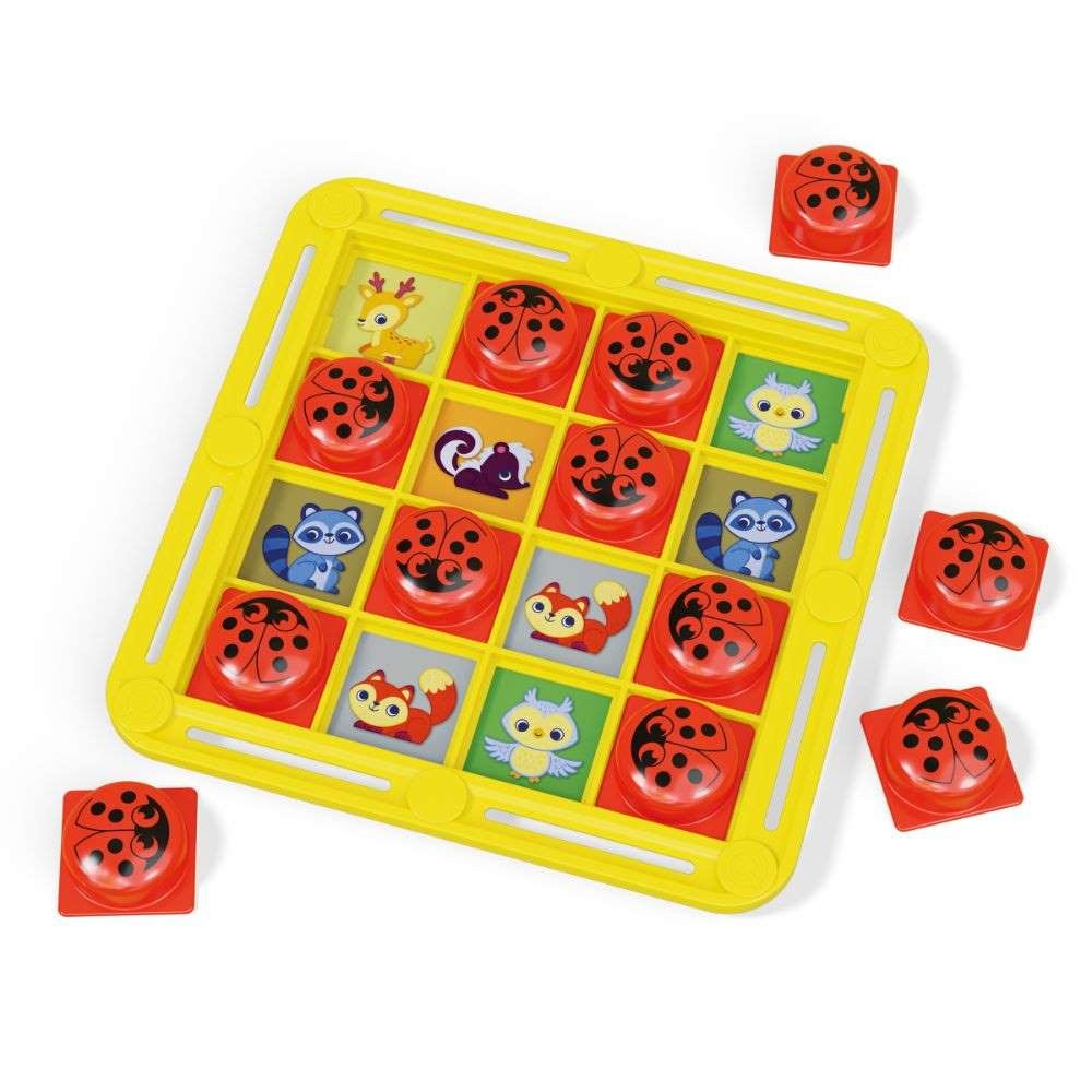 Quercetti - Fanta Memo Ladybug Memory Game - Nature-Themed Matching Cards for Kids - Image 2