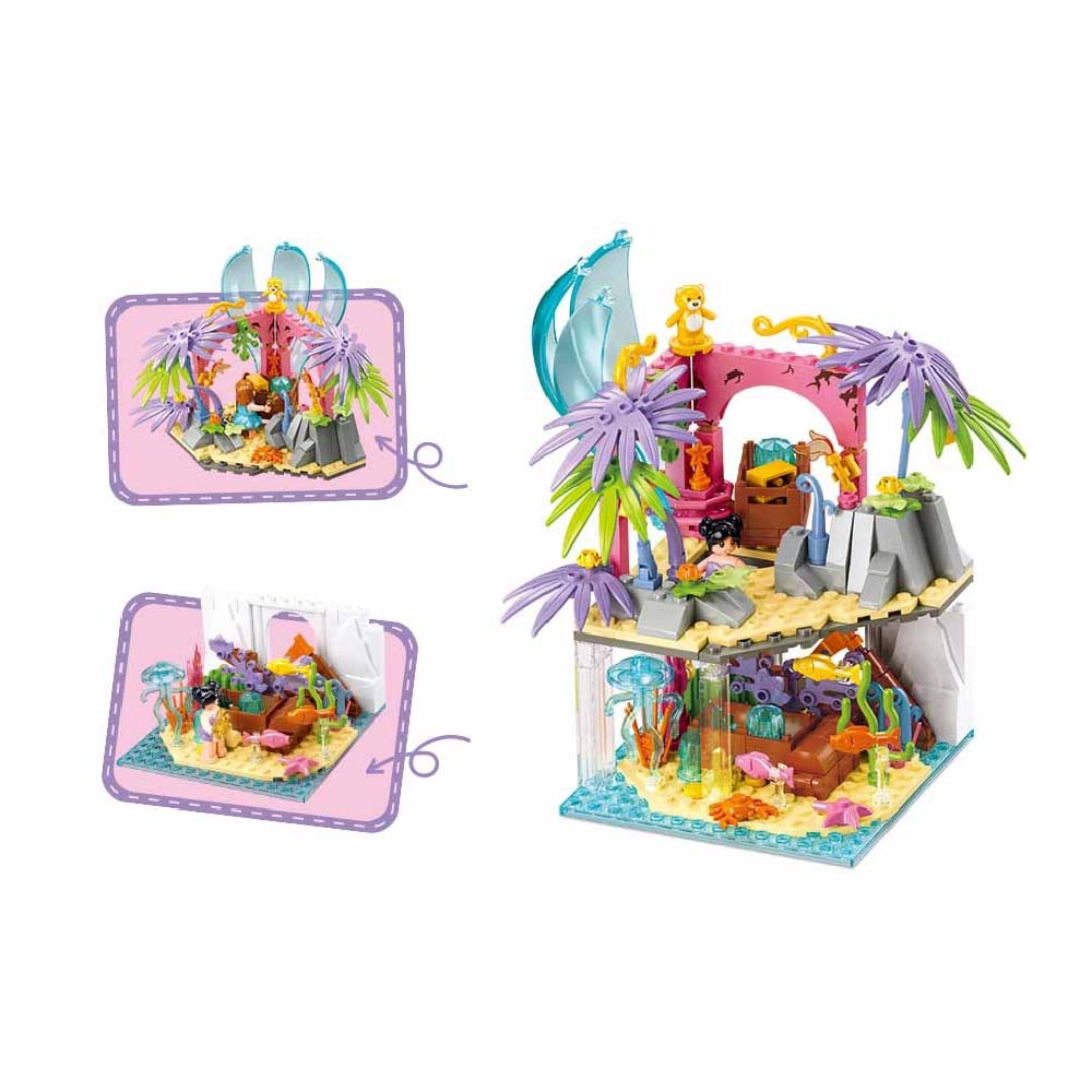 Sluban Building Set: Girls Dream - Secret Island - 224pcs - Image 4