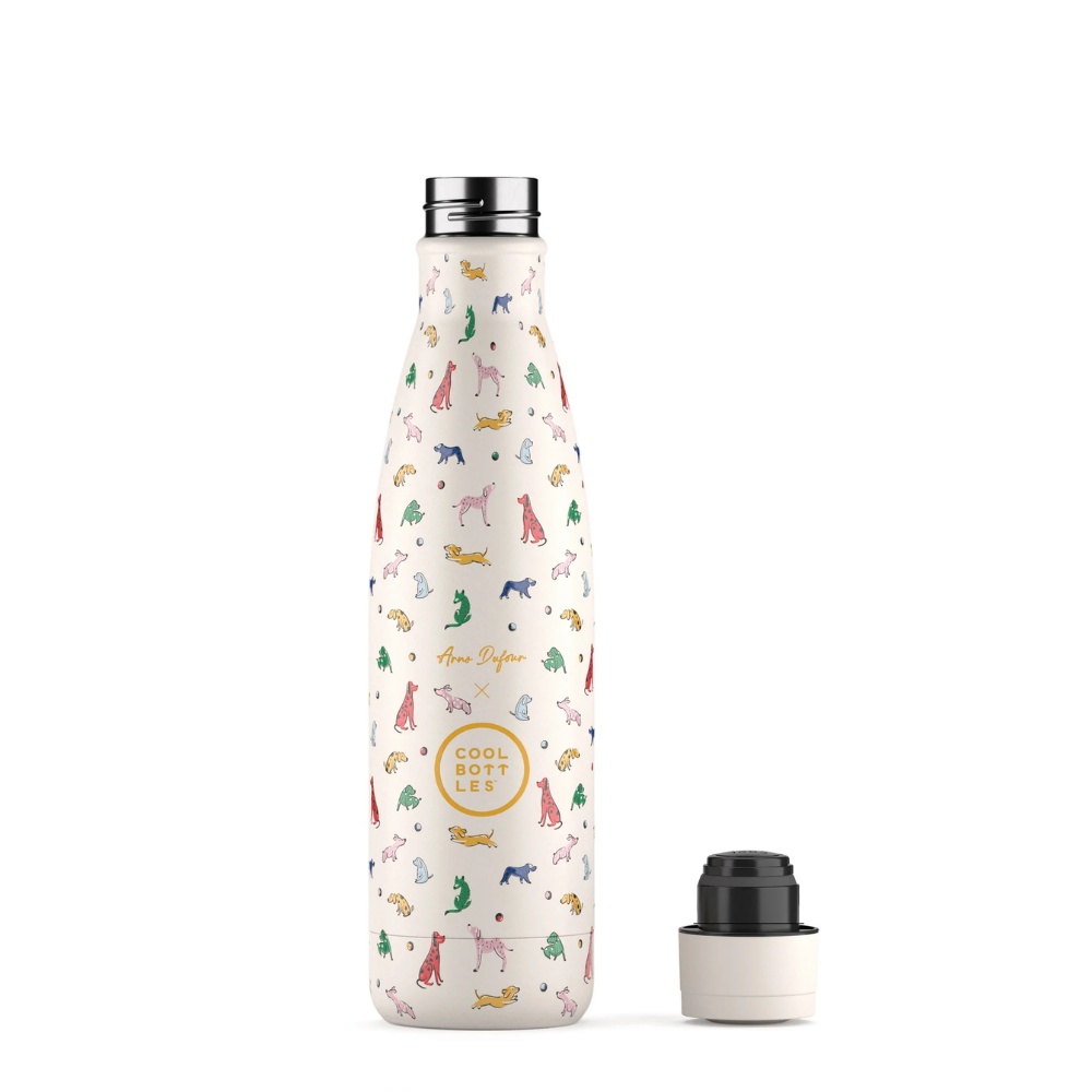 Cool Bottles - Triple-Insulated Water Bottle - Doggie Party 500ml - Image 3