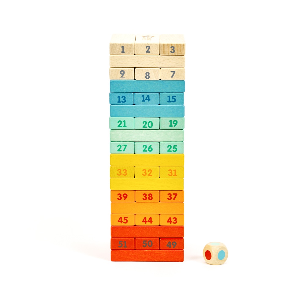 Classic World - Deluxe Colourful Stacking Game - 55pcs - Image 4