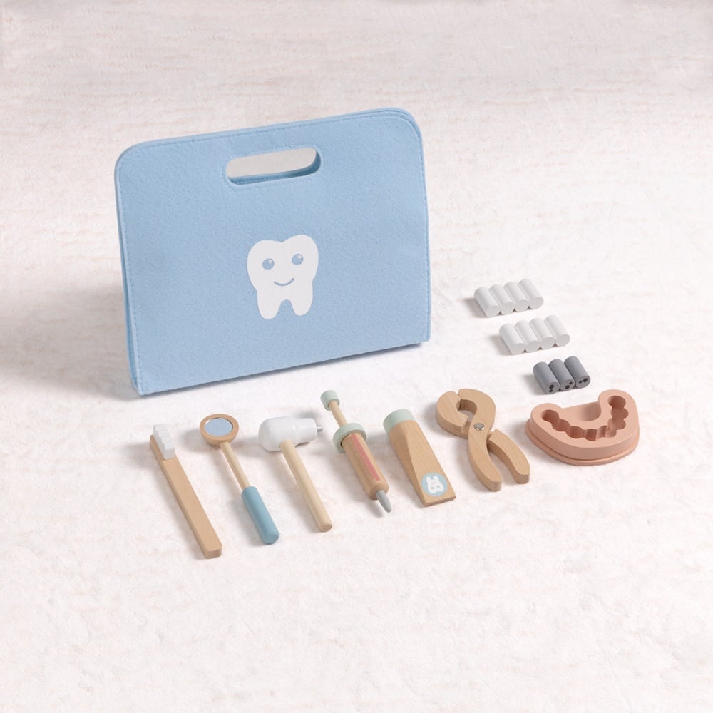 TookyToy - Pretend Play Little Dentist Play Set with Carry Case - Image 5