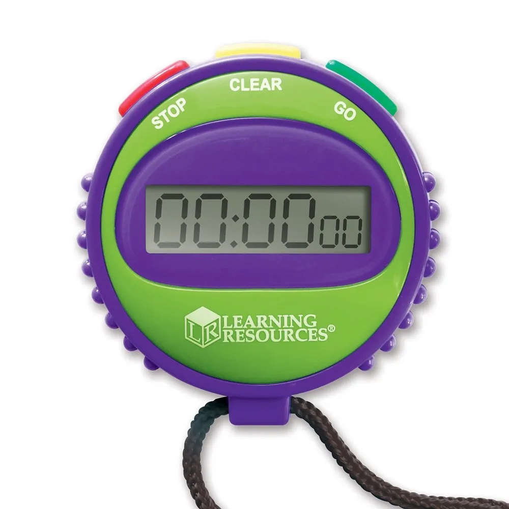 Learning Resources - Simple 3 Button Stopwatch for Science, Sport & Math - Image 6